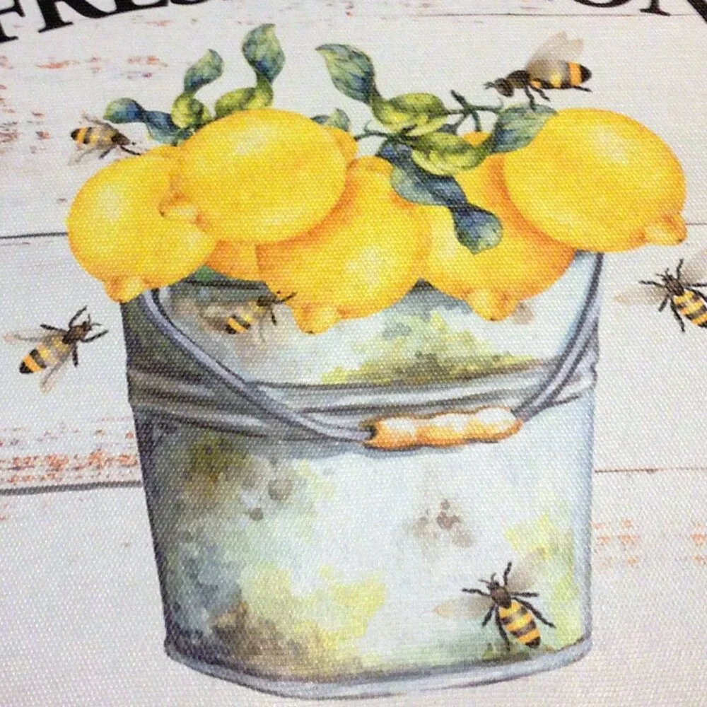 Antiqued look lemons canvas print, new item